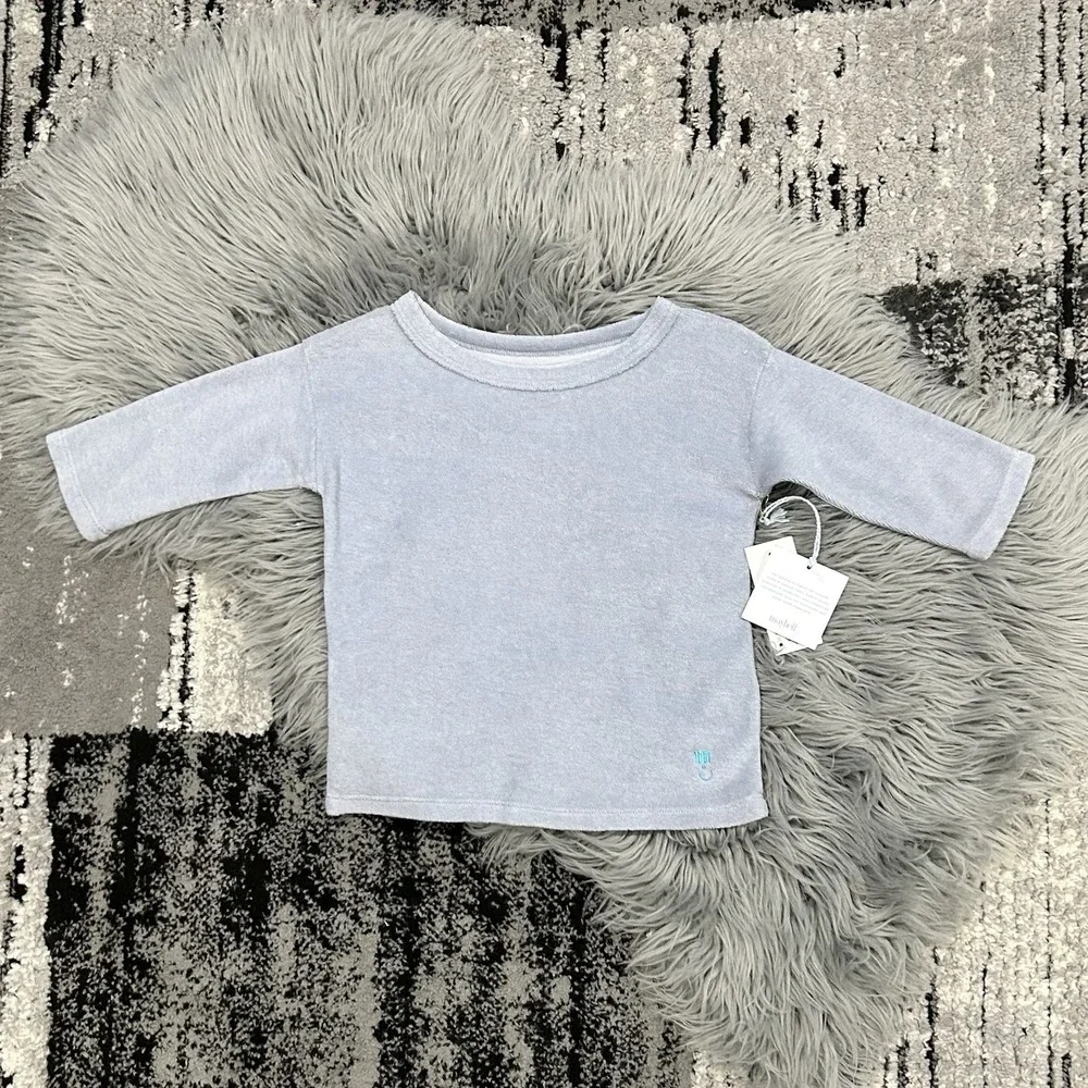 Maybell Studio Girls Blue Short Sleeve Terry Top Size 2-3T‎ NWT ($42)